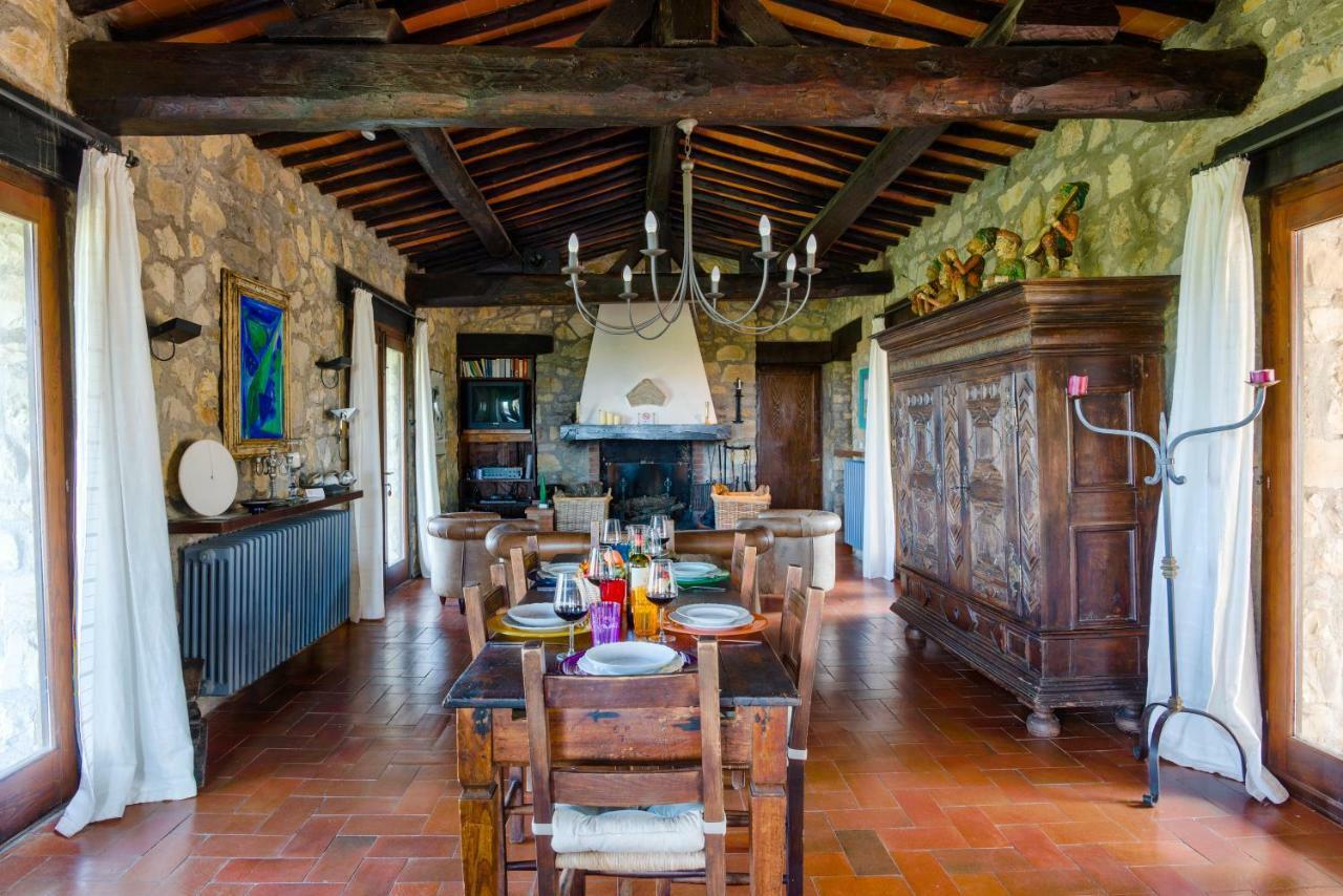 Вилла Casale Cipressi Кастелина ин Шианти Экстерьер фото