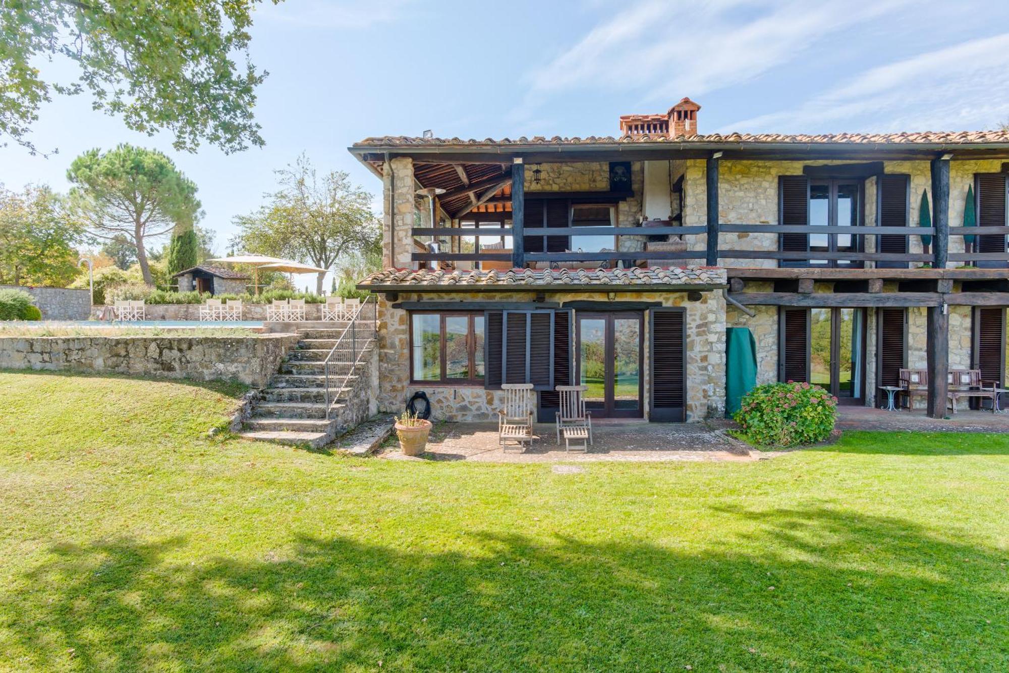 Вилла Casale Cipressi Кастелина ин Шианти Экстерьер фото